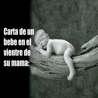 Carta de un bebe a su mama 
