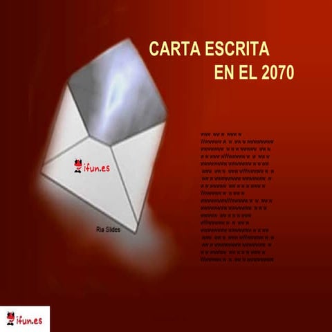 Carta Escrita En El 2070