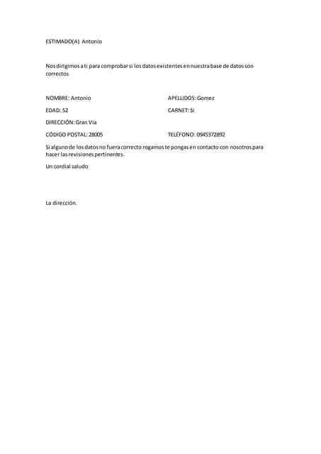 Carta 1