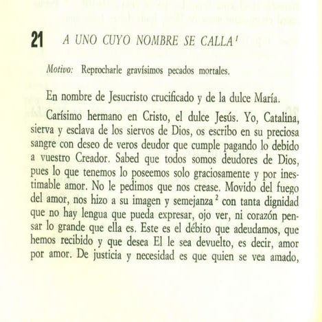 A UNO CUYO NOMBRE SE CALLA