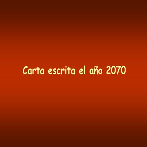 Carta al 2070.ppt