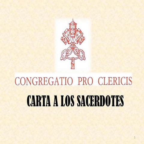 Carta a los sacerdotes