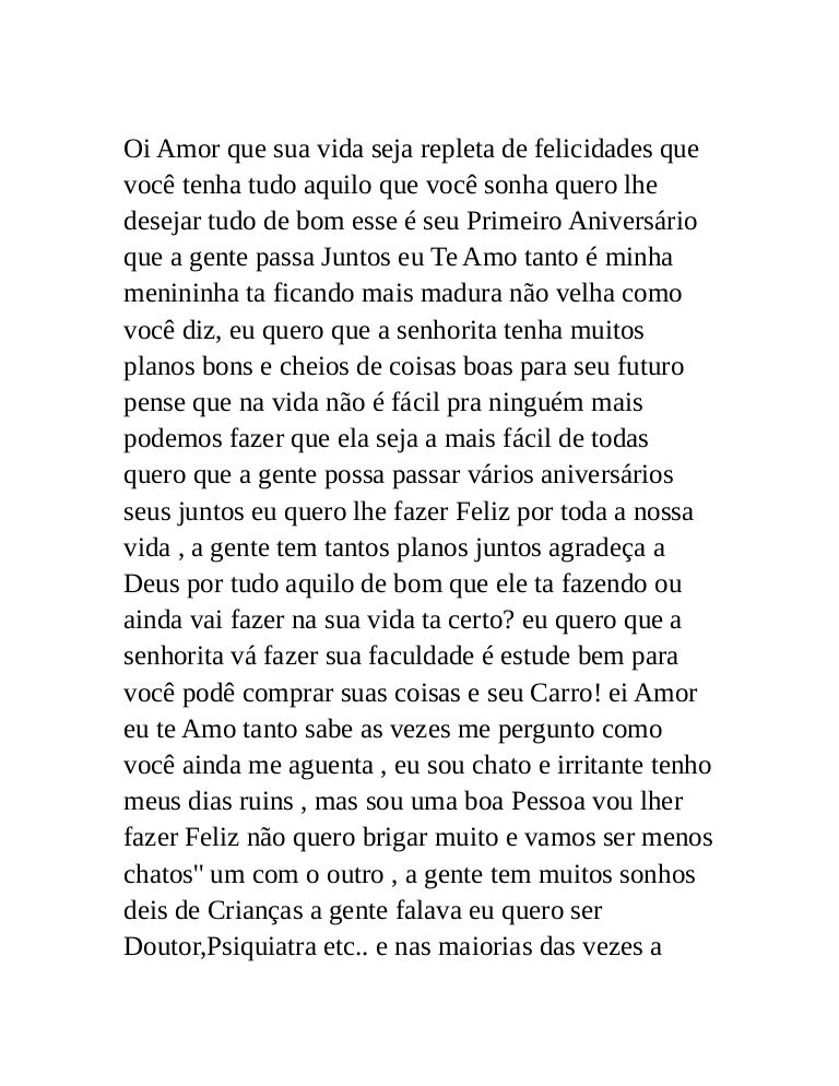 Carta Anivers Rio Da Gessica