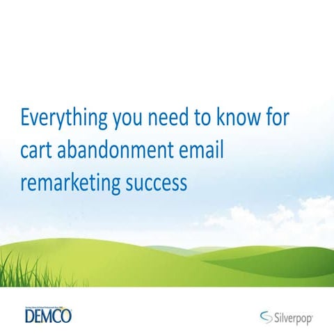 Cart Abandonment Email Marketing