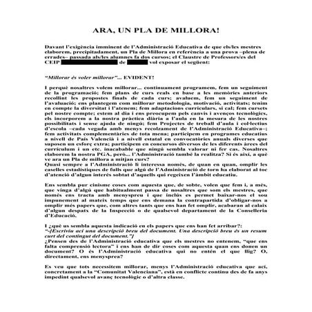 Carta claustre +pla_millora