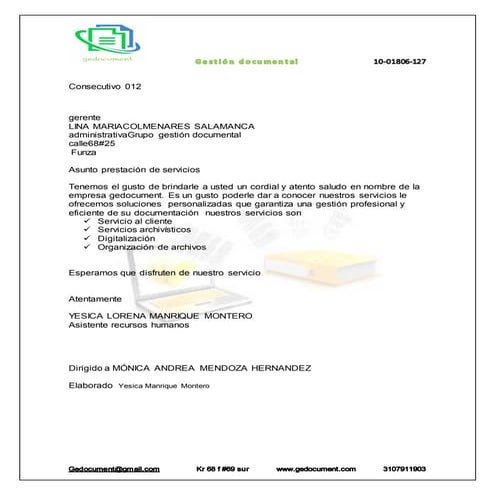 Carta combinada