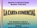 Caracteristicas carta comercial