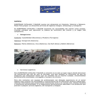 EUROTRANS Catalana y Balear, SL