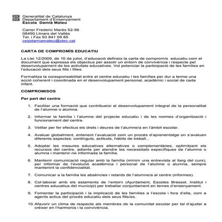 Carta compromís 12 13