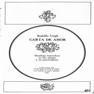 Carta de amor usigli