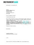 Carta de crédito notificada