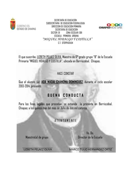 Carta de conducta