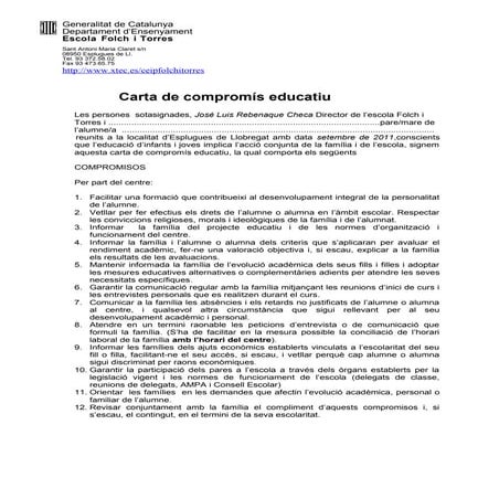 Carta de compromís