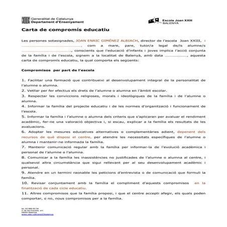Carta de compromís 11-12