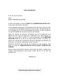Carta de despido