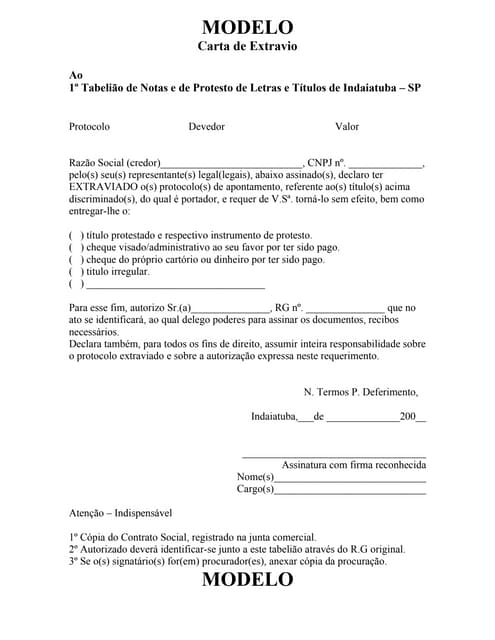 Carta responsiva pérdida de factura Carta responsiva pérdida de factura