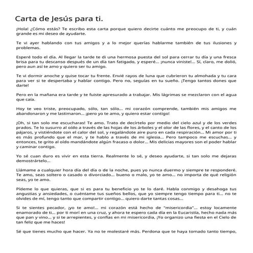 Carta de Jesús para ti.docx. Para un momento de oración