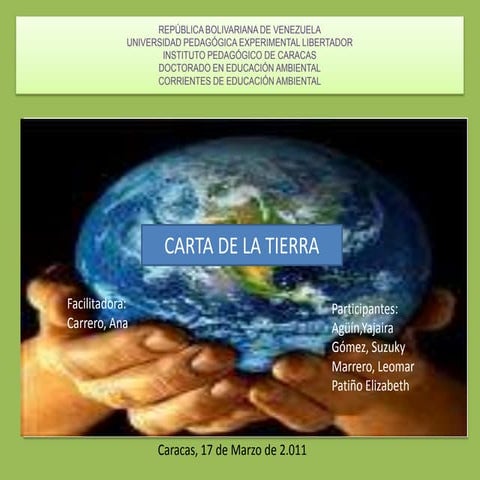 Carta  de  la  tierra