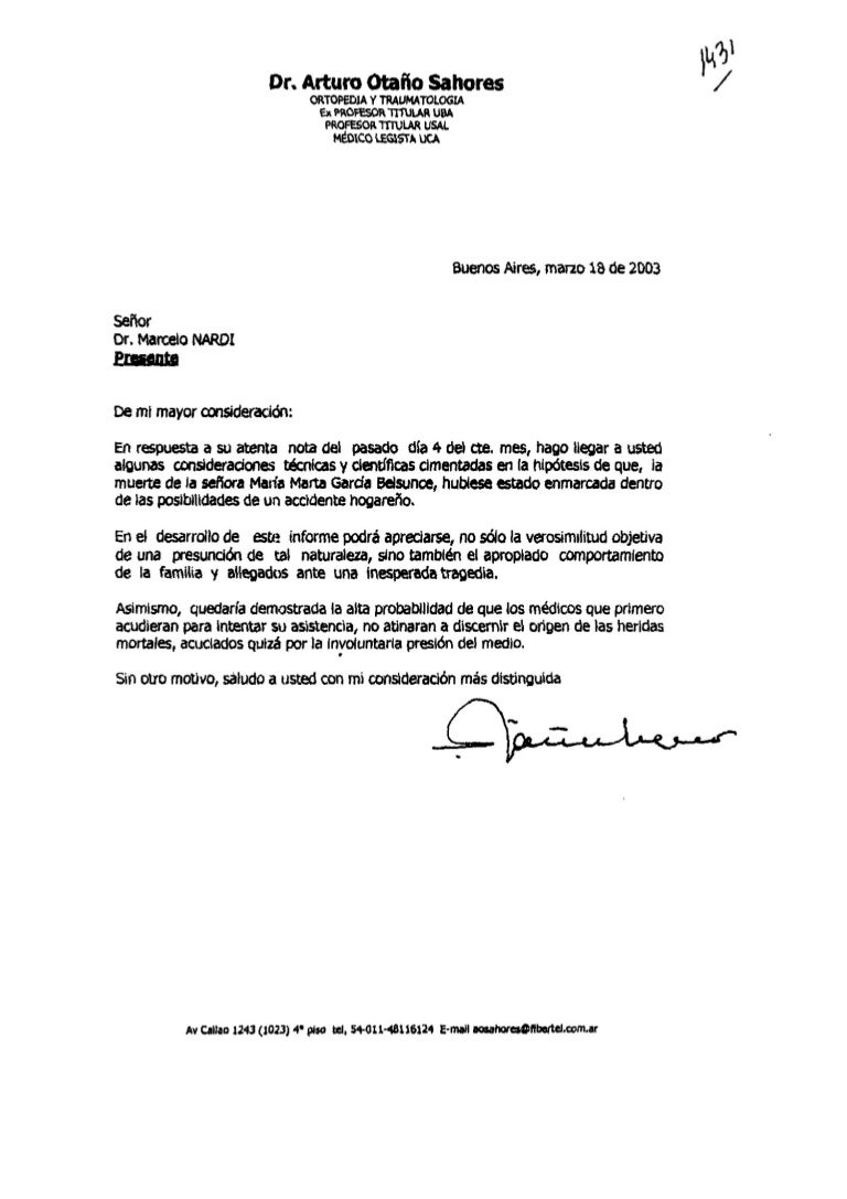 Carta del dr. sahores al dr. nardi