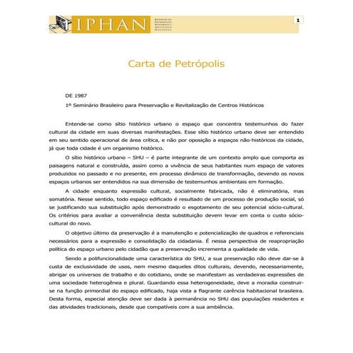 Carta de petrópolis 