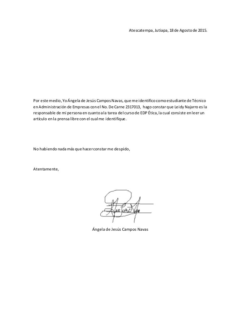Carta de poder