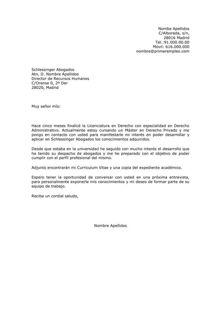 Curriculum Carta De Presentacion Y Entrevista De Trabajo Maria Pafi