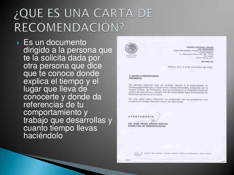 como hacer una carta de recomendacion personal para un banco
