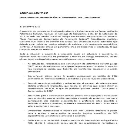 Carta de santiago