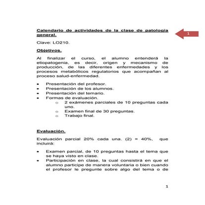 Temario de patología general