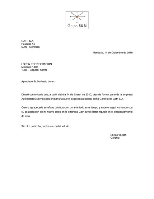 Solicitud para una carta de servicio social