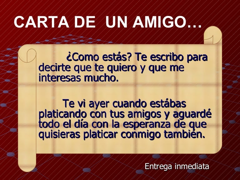 wallpapers Cartas Para Tu Mejor Amigo carta de un amigo