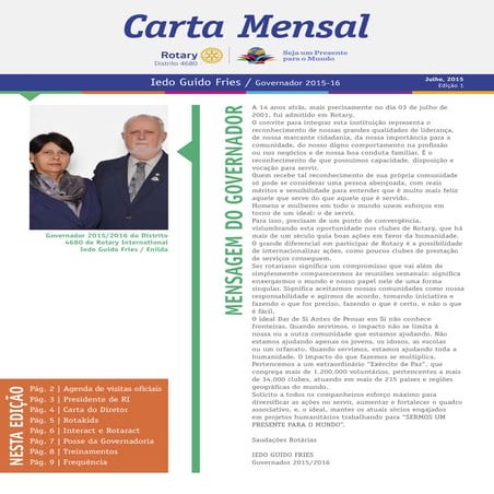 Carta mensal 2015 Julho