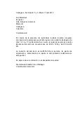 Carta apresentação