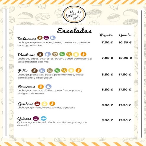 Menu la Libertad Merida Español......... | PDF