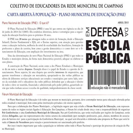 Carta pública pme coletivo de educadores