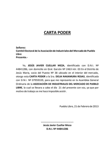 Modelo declaracion jurada notarial