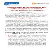 Carta della Qualità del servizio di gestione delle tariffe e dei rapporti con gli utenti TARI