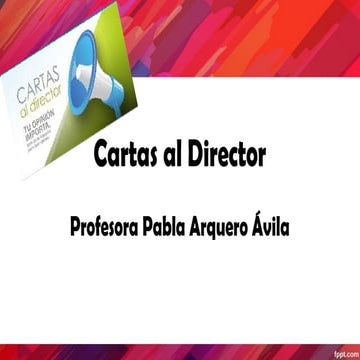Cartas al director