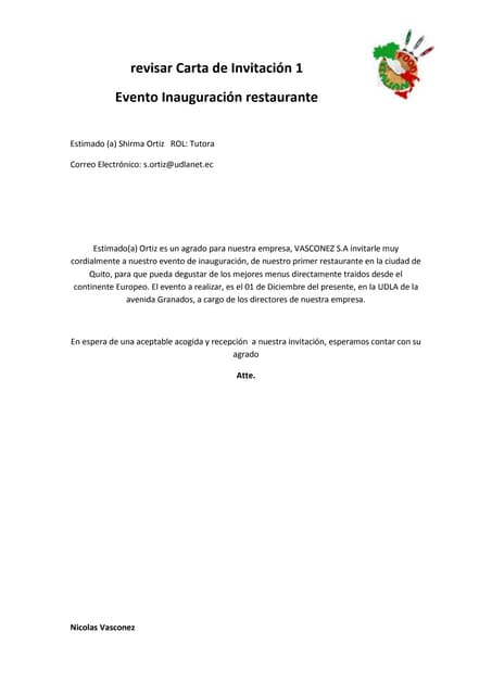 Cartas combinadas CORRESPONDENCIA