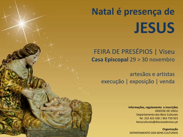 Cartaz -  Exposição/Feira de Presép...