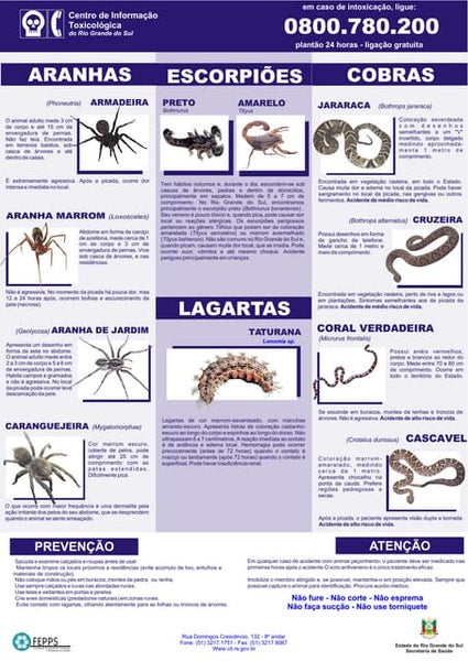 Animais peçonhentos