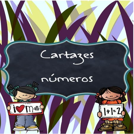 Cartazes números