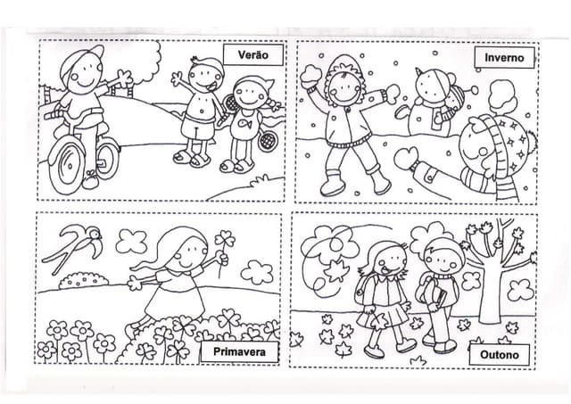 Cartaz estaçoes do ano