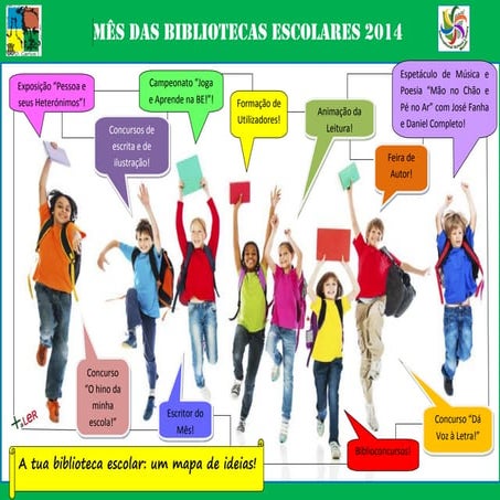 Cartaz mês das BE 2014