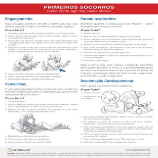 Cartaz primeiros socorros