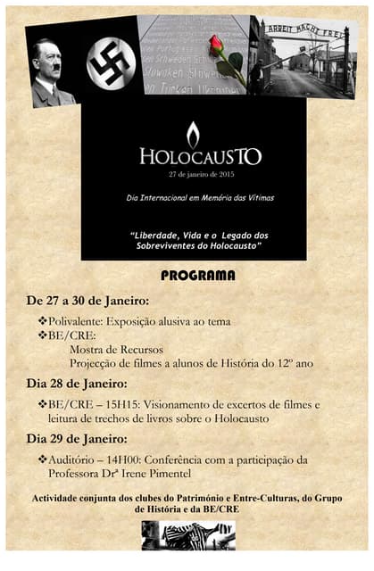 Cartaz programa blogue