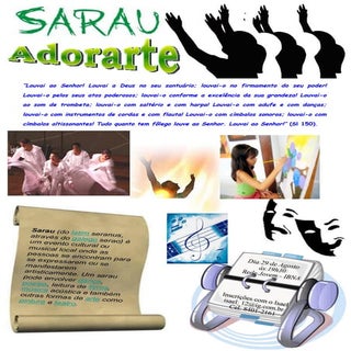 Cartaz Sarau Adorarte