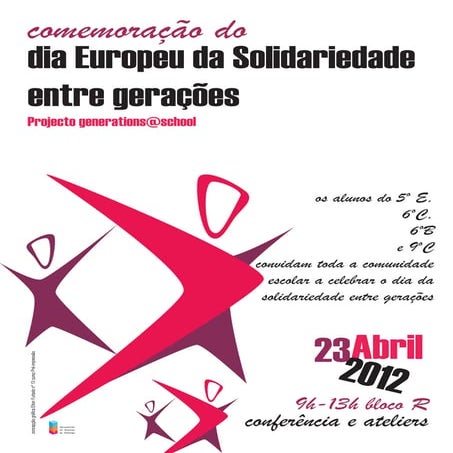 Cartaz solidaridade gerações.ai 2