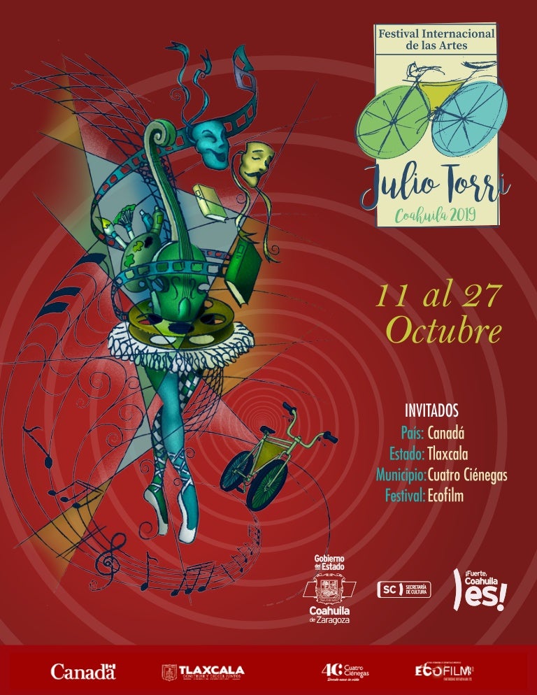 Cartelera Festival Internacional De Las Artes Julio Torri 2019