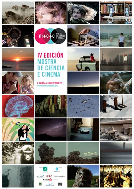 Programa Completo da IV Mostra de Ciencia e Cinema da Corunha